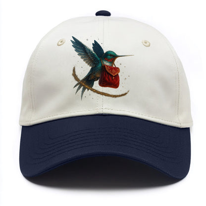 Frostbite Hummingbird Courier  - Two Tone Cap - Navy