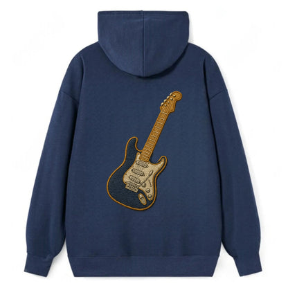 Electric Guitar  - Classic Pullover Hoodie - Navy