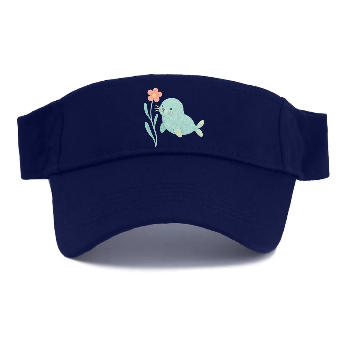 Mint Seal Pup - Visor - Navy