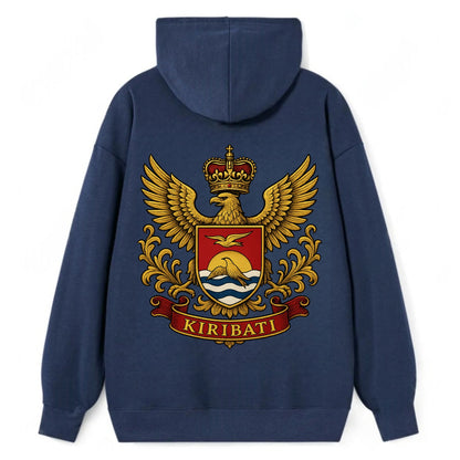 Kiribati Heritage Badge  - Classic Pullover Hoodie - Navy
