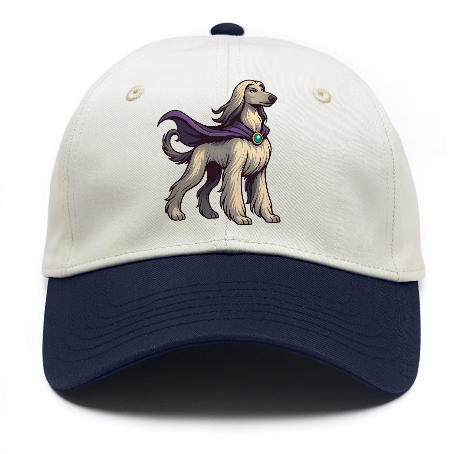 Afghan Hound Mystic Hero  - Two Tone Cap - Navy