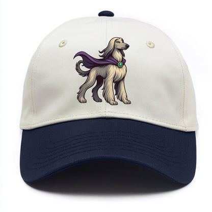 Afghan Hound Mystic Hero  - Two Tone Cap - Navy