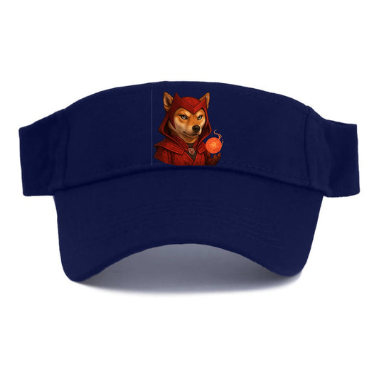 Shiba Inu Scarlet Witch  - Visor - Navy