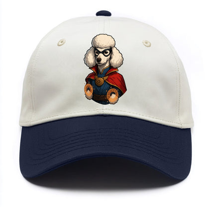 Poodle Doctor Strange  - Two Tone Cap - Navy