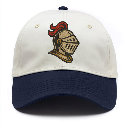 Knight Helmet  - Two Tone Cap - Navy