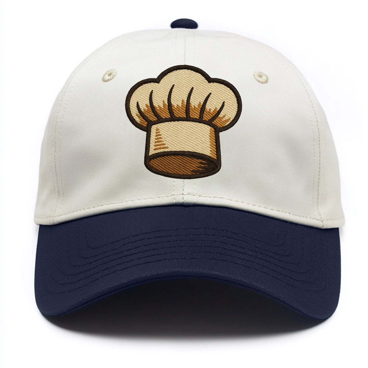 Chef Hat  - Two Tone Cap - Navy