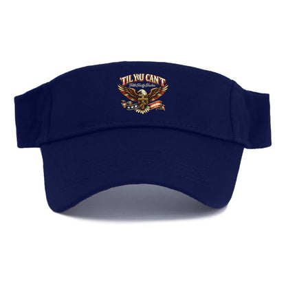 Til You Cant - Eagle Faith Freedom - Visor - Navy