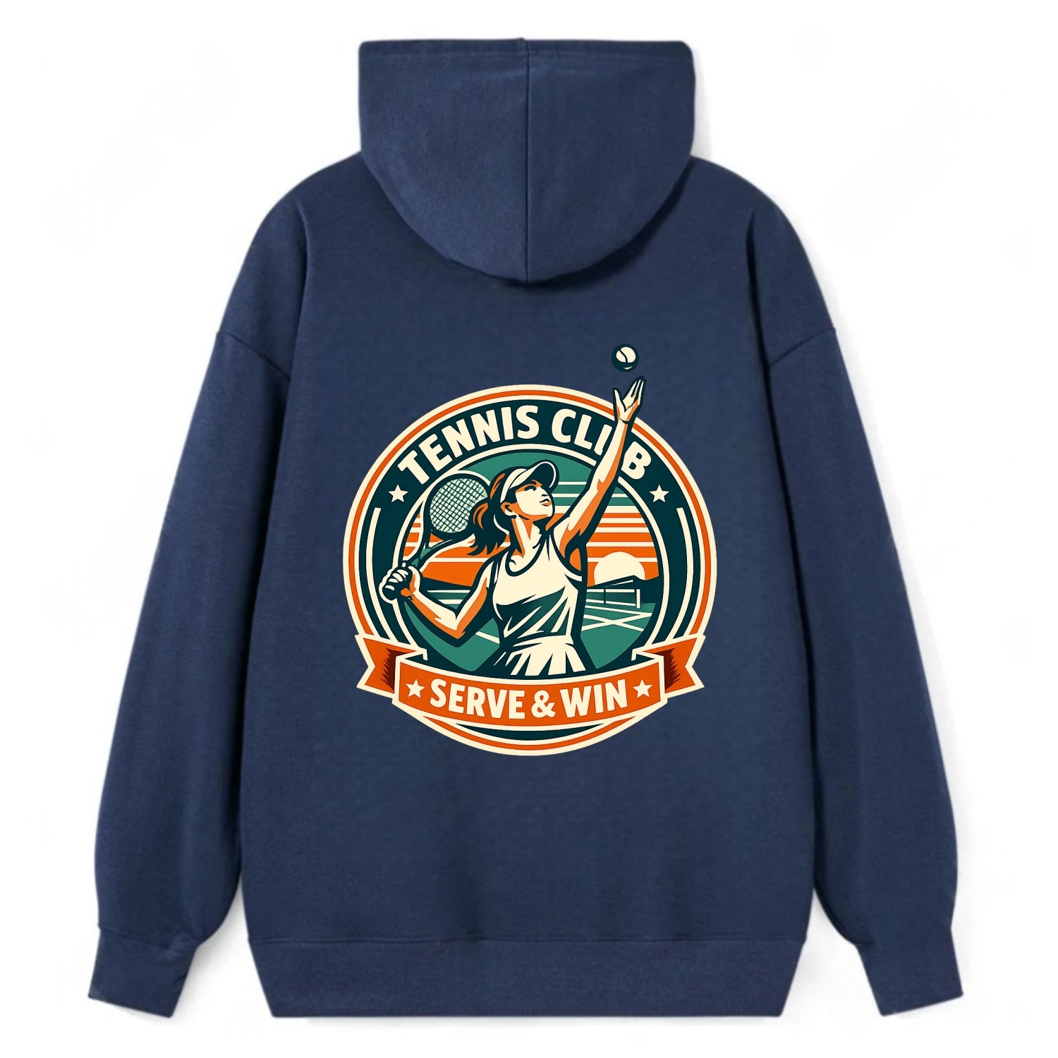 Ace of the Court - Classic Pullover Hoodie - Navy