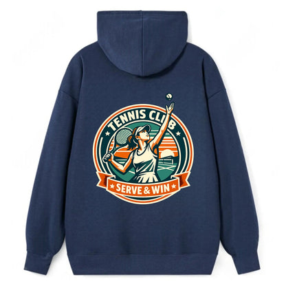 Ace of the Court - Classic Pullover Hoodie - Navy