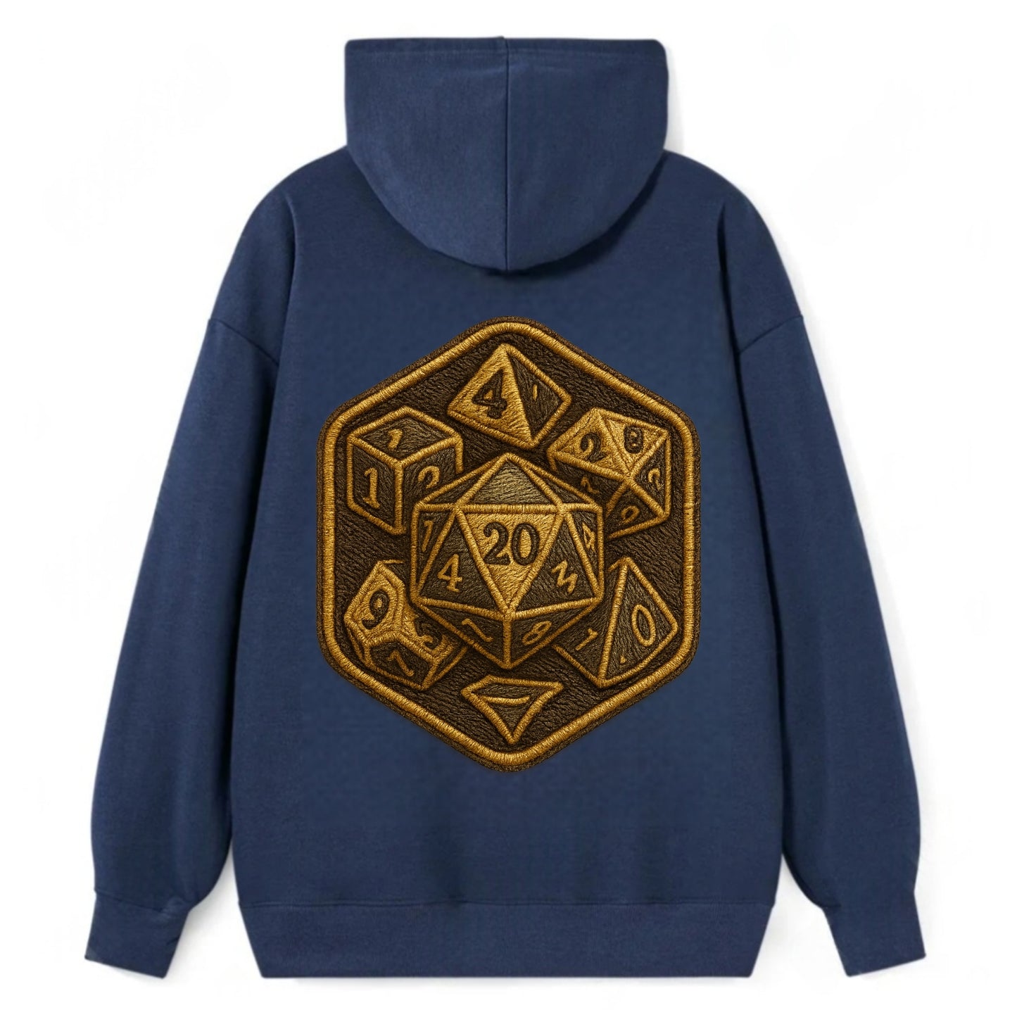 Dice set for tabletop gaming - RPG enthusiast - Classic Pullover Hoodie - Navy