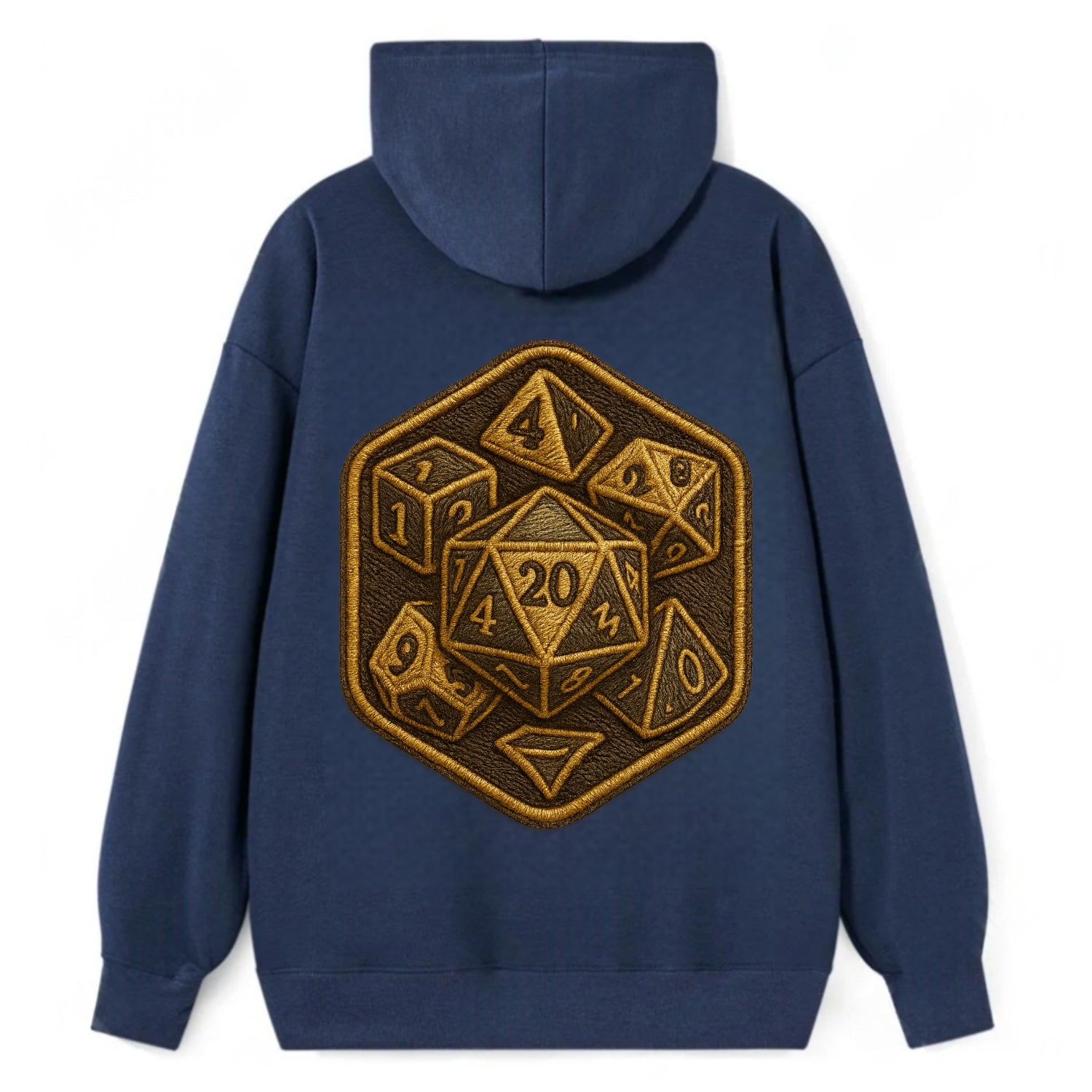 Dice set for tabletop gaming - RPG enthusiast - Classic Pullover Hoodie - Navy