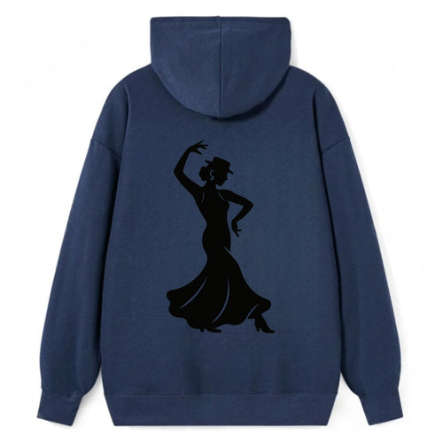 Flamenco dancer passionate stance - Classic Pullover Hoodie