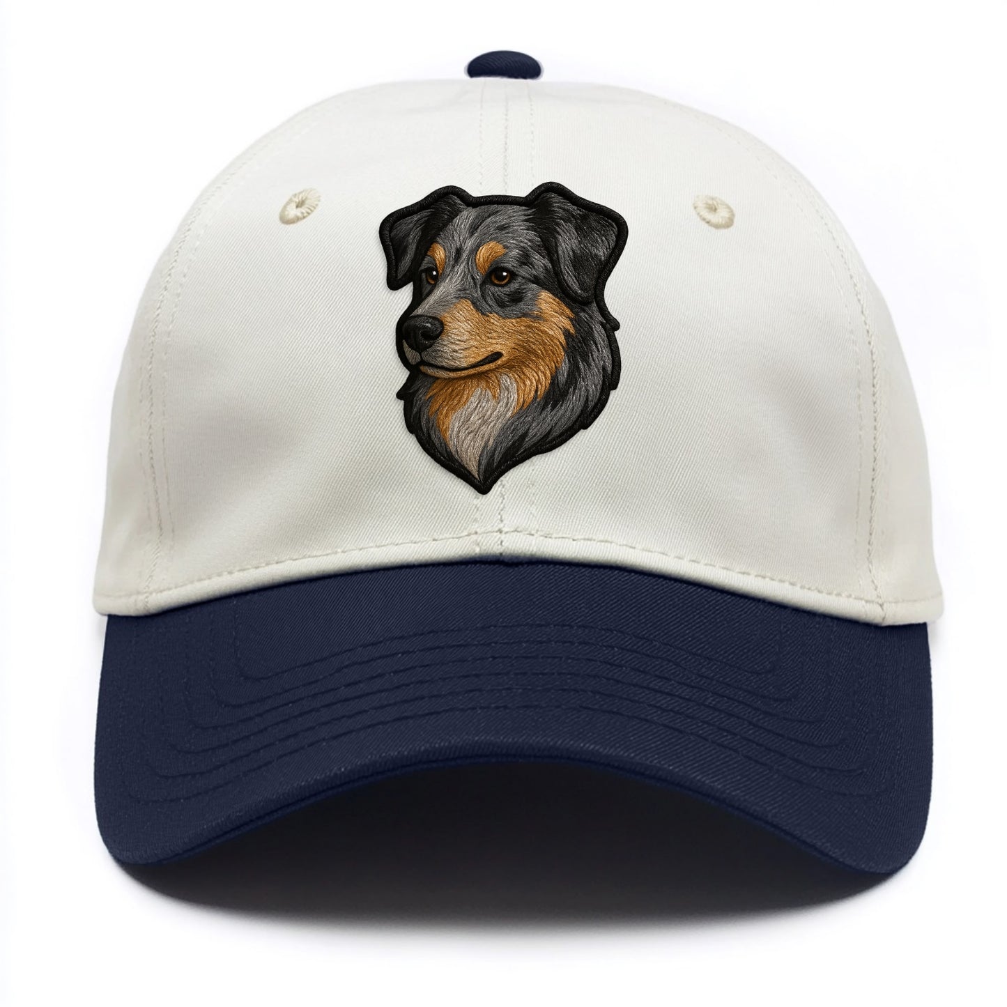 Australian Shepherd - Modern merle patte - Two Tone Cap - Navy