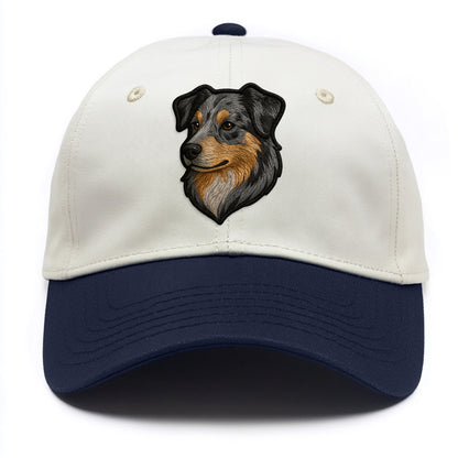 Australian Shepherd - Modern merle patte - Two Tone Cap - Navy