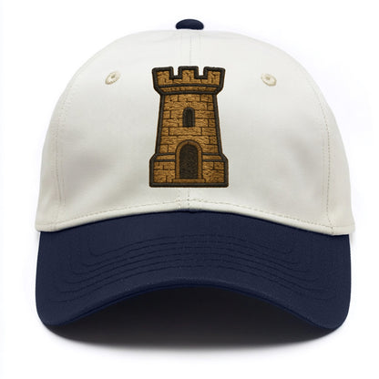 Castle Tower  - Two Tone Cap - Navy