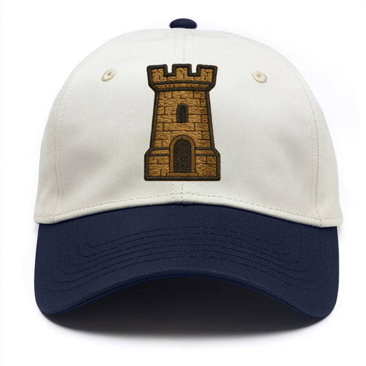 Castle Tower  - Two Tone Cap - Navy