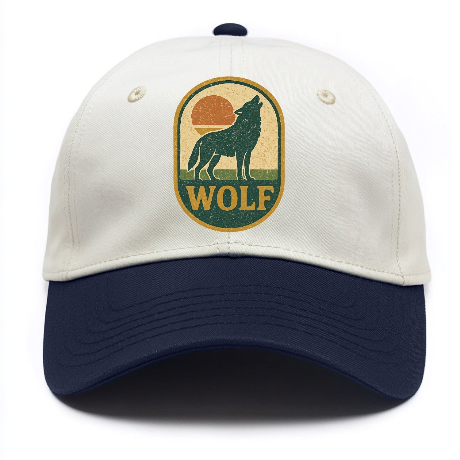 Carbon Fiber Wolf  - Two Tone Cap - Navy