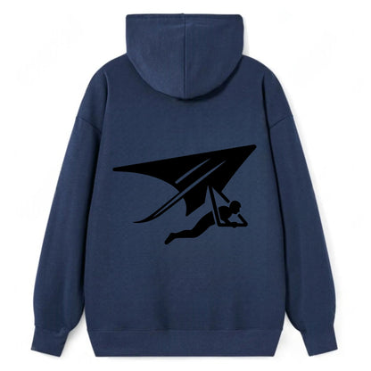 Hang glider soaring - Classic Pullover Hoodie - Navy