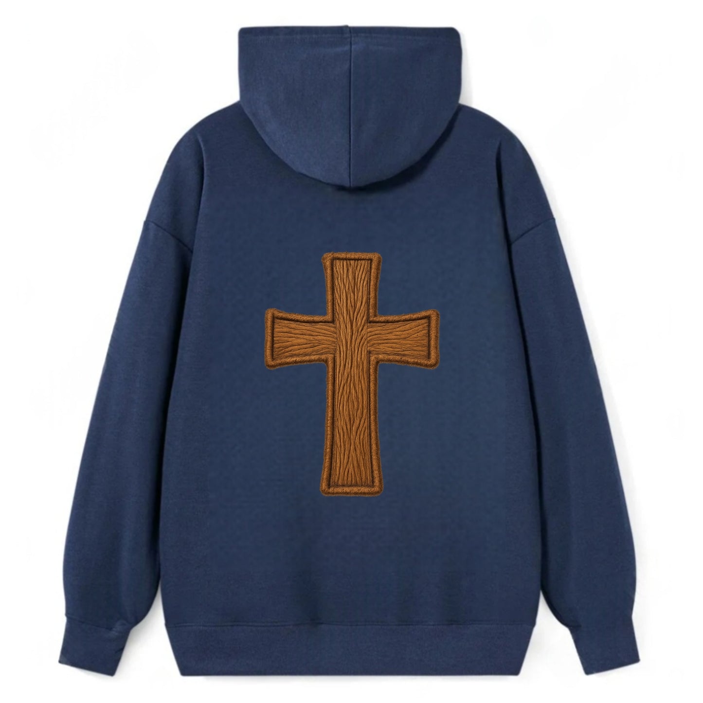Carved Cross  - Classic Pullover Hoodie - Navy