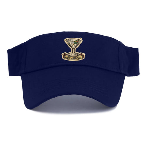 COCKTAIL MARTINI - martini glass with olive in silver and green , happy hour - Visor