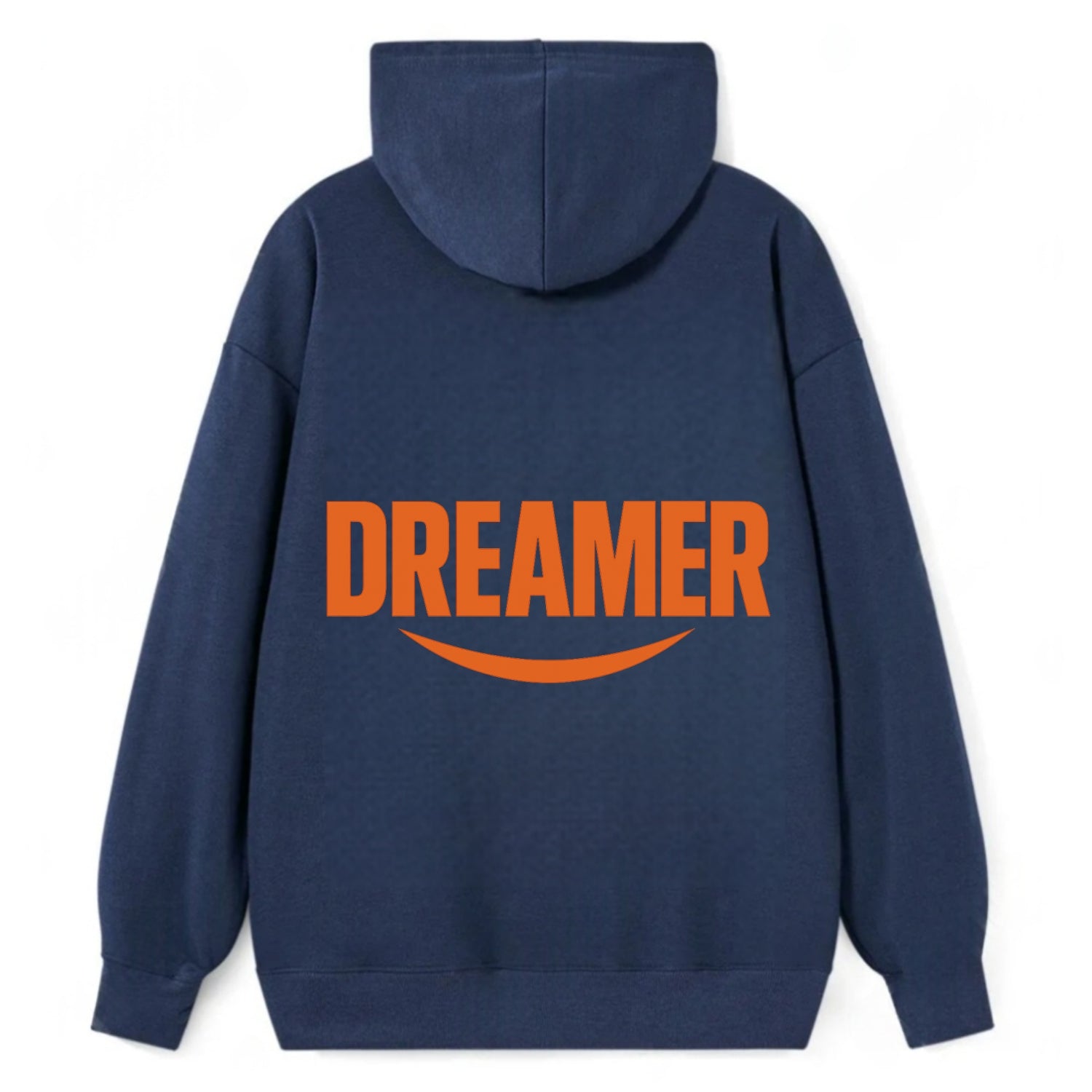Bold typography design - "DREAMER" - imagination, seeing possibilities - Classic Pullover Hoodie - Navy