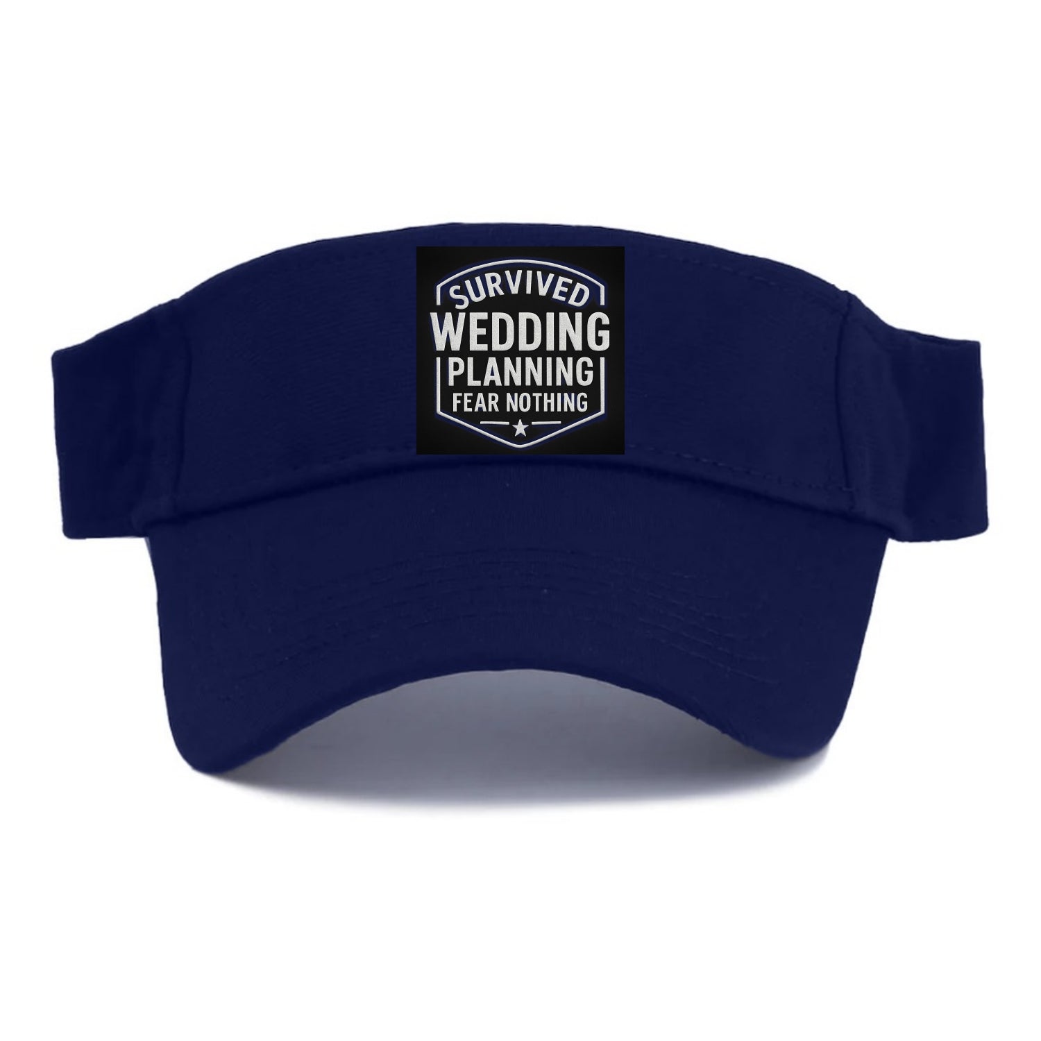 Survived wedding planning, fear nothing - Visor - Navy
