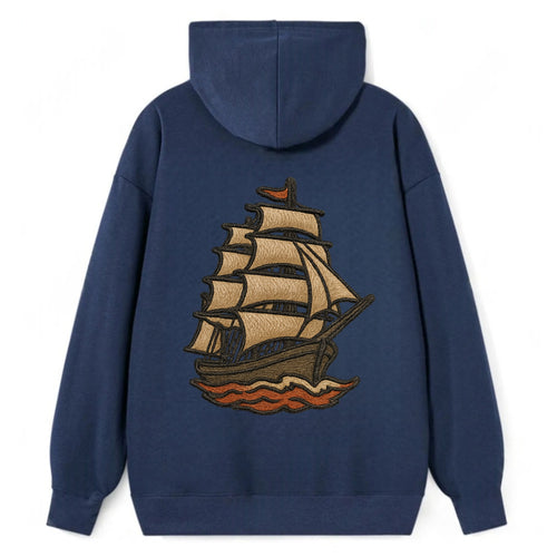 Sailing Ship  - Classic Pullover Hoodie