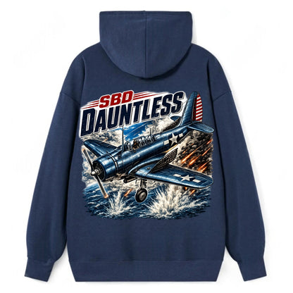 Sbd Dauntless - Classic Pullover Hoodie - Navy