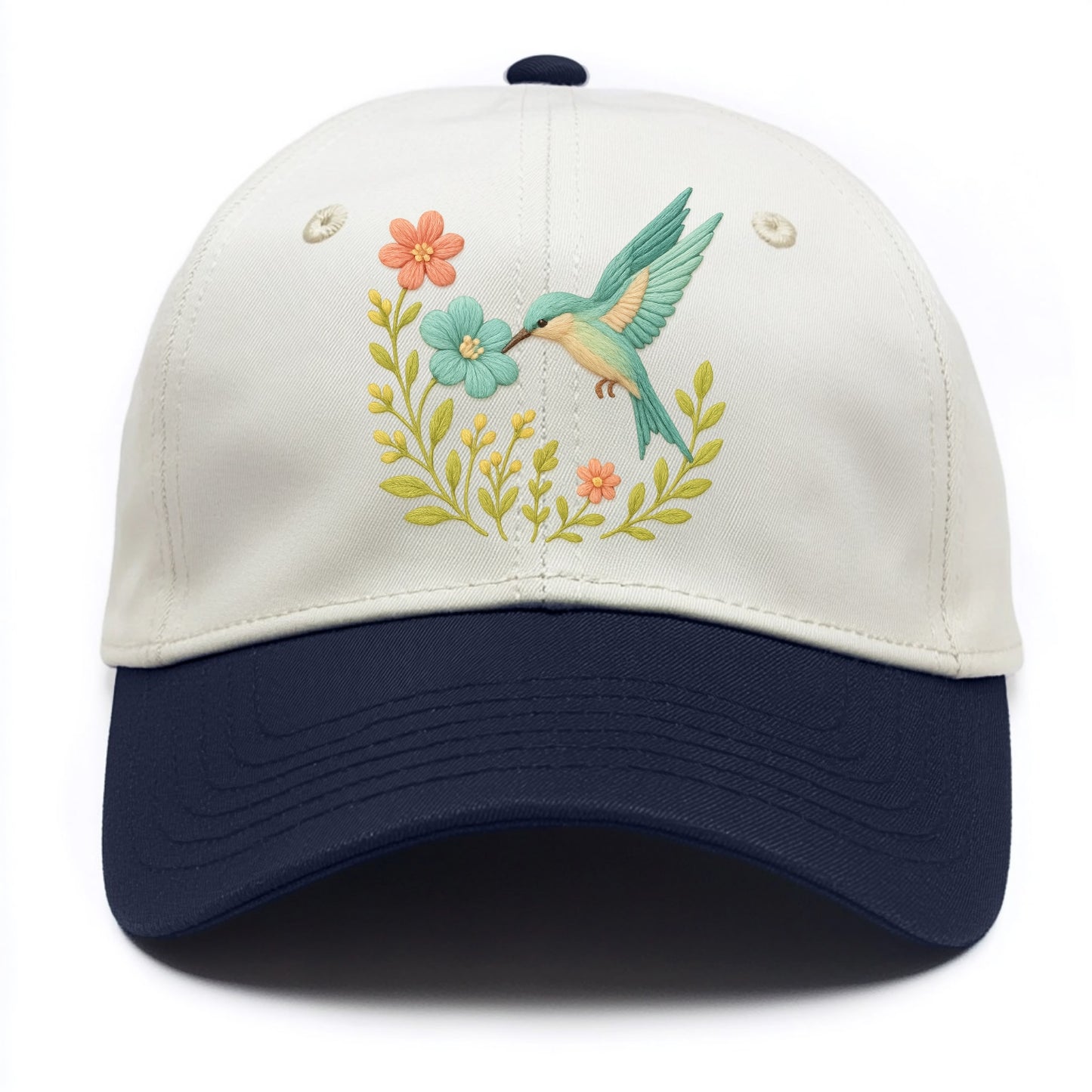 Mint Bee-Eater - Two Tone Cap - Navy