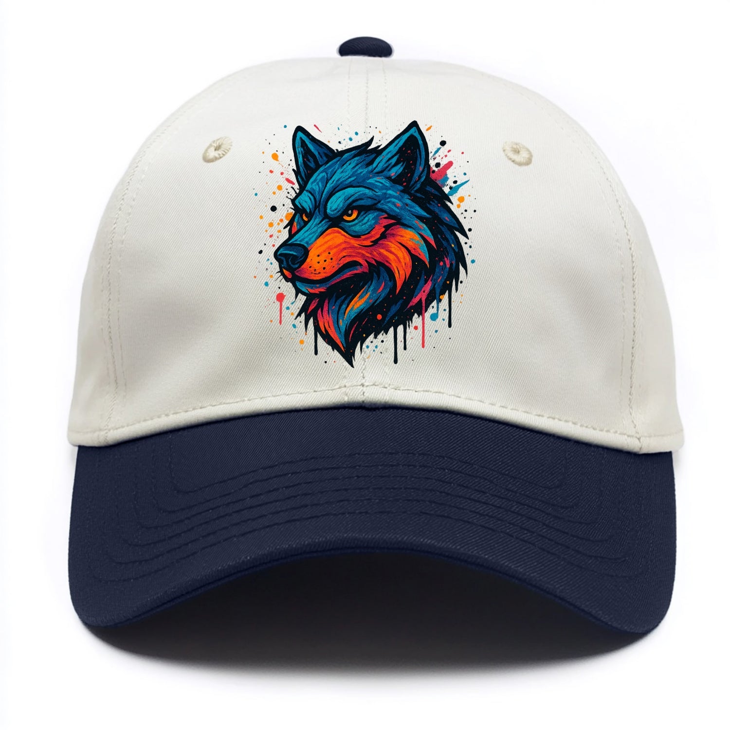 Velvet Wolf Royal  - Two Tone Cap - Navy