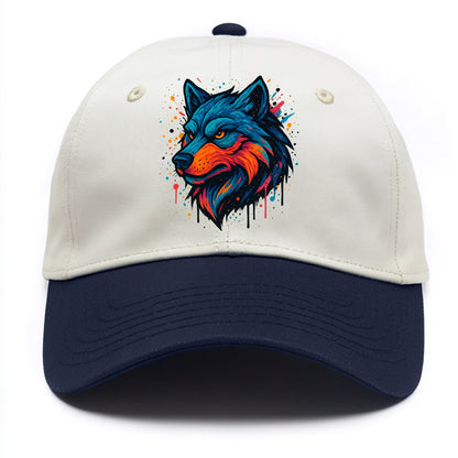 Velvet Wolf Royal  - Two Tone Cap - Navy