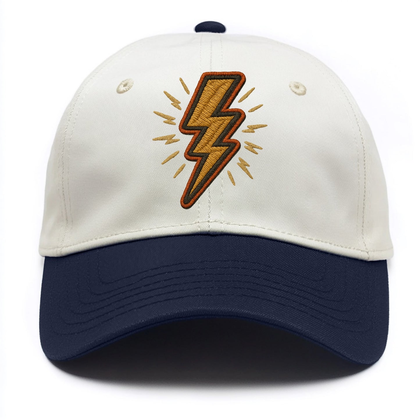 Lightning Bolt  - Two Tone Cap - Navy