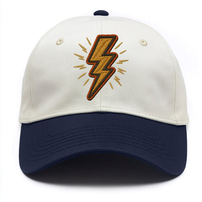 Lightning Bolt  - Two Tone Cap - Navy