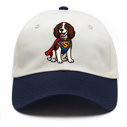 Springer Spaniel Friendly Hero  - Two Tone Cap - Navy