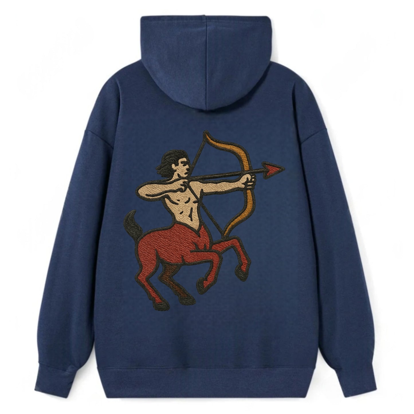 Sagittarius Arrow  - Classic Pullover Hoodie - Navy