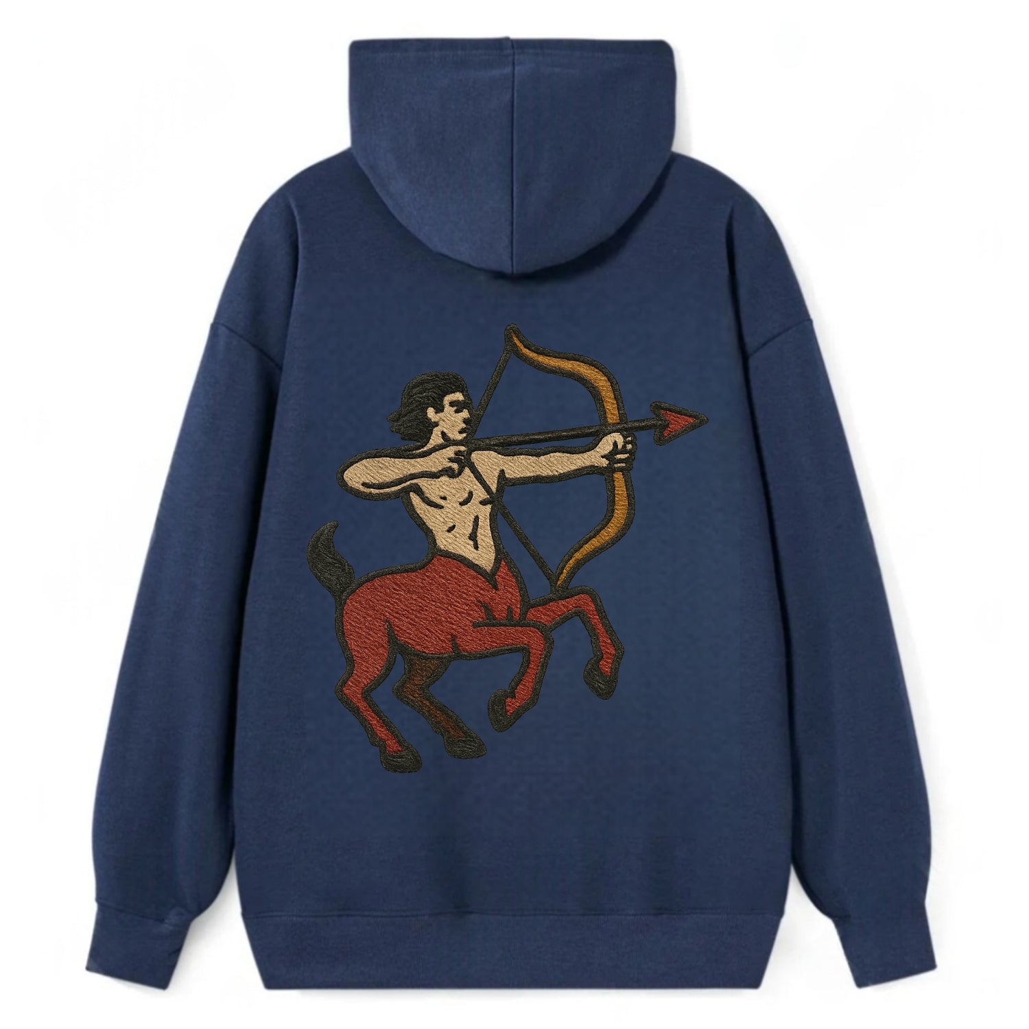 Sagittarius Arrow  - Classic Pullover Hoodie - Navy