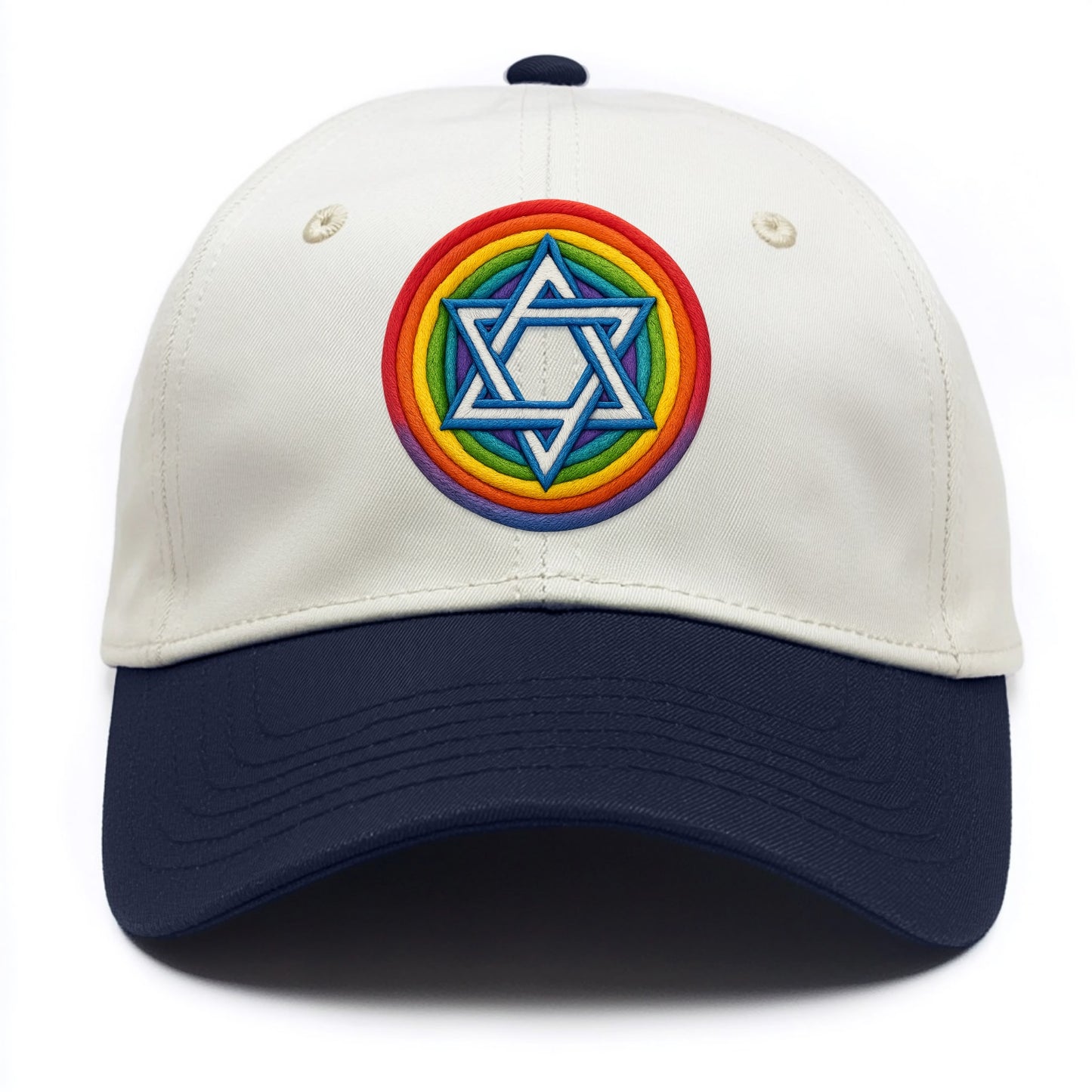 Star of David  - Two Tone Cap - Navy