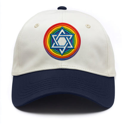Star of David  - Two Tone Cap - Navy