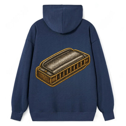Harmonica  - Classic Pullover Hoodie - Navy