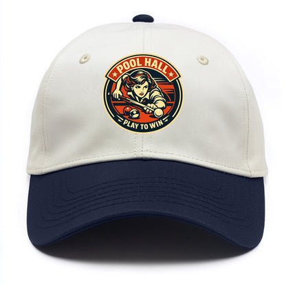 Cue Queen Emblem - Two Tone Cap - Navy