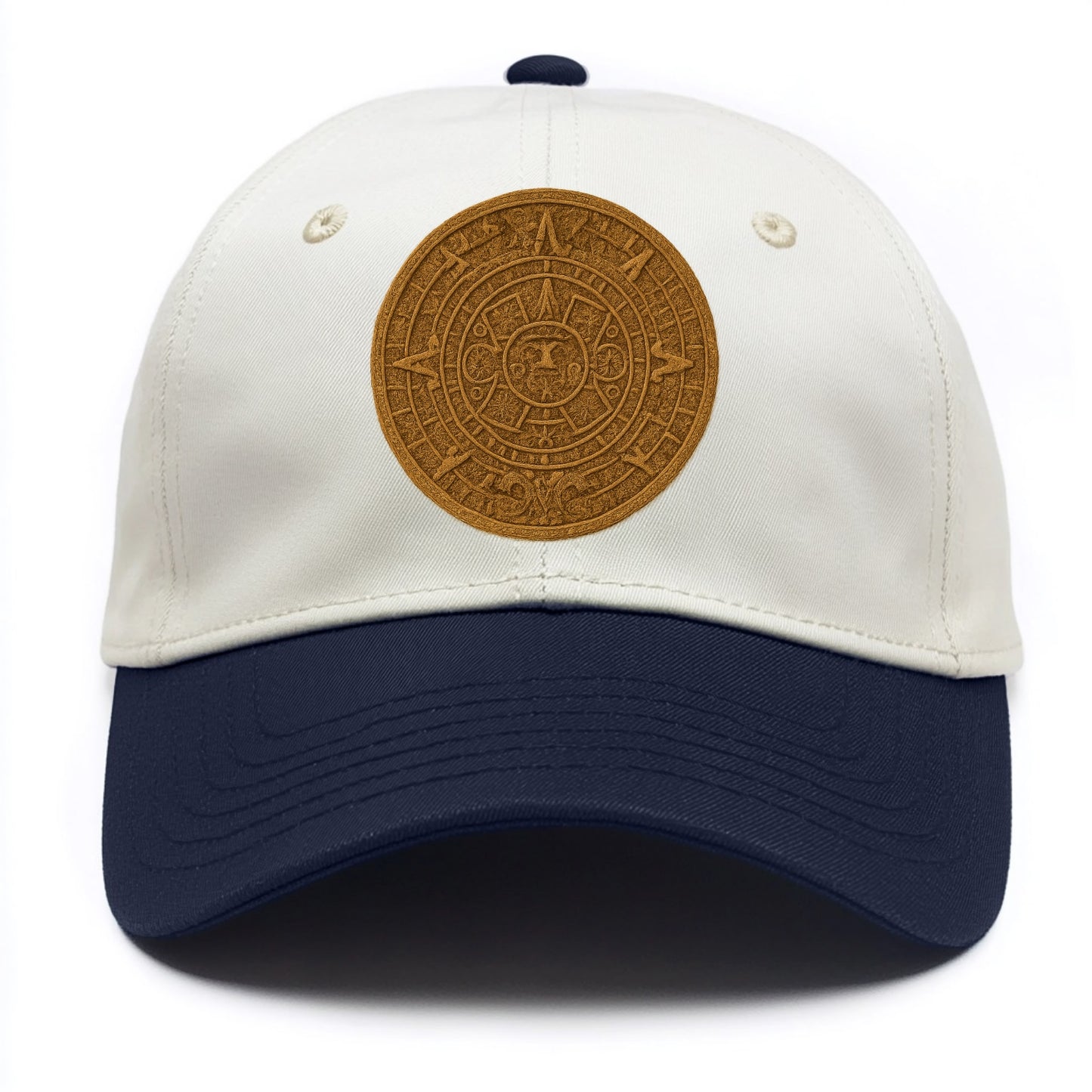 Aztec Calendar  - Two Tone Cap - Navy