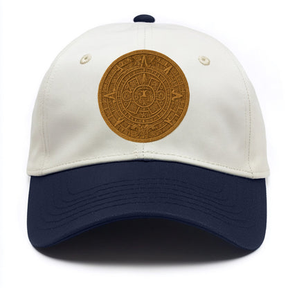 Aztec Calendar  - Two Tone Cap - Navy