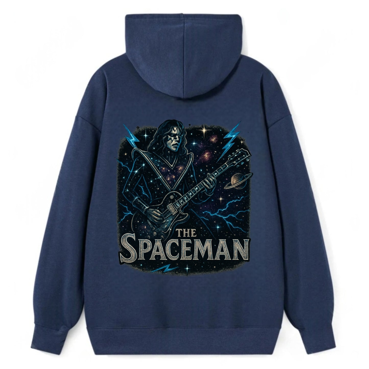 Spaceman Constellation - Classic Pullover Hoodie - Navy