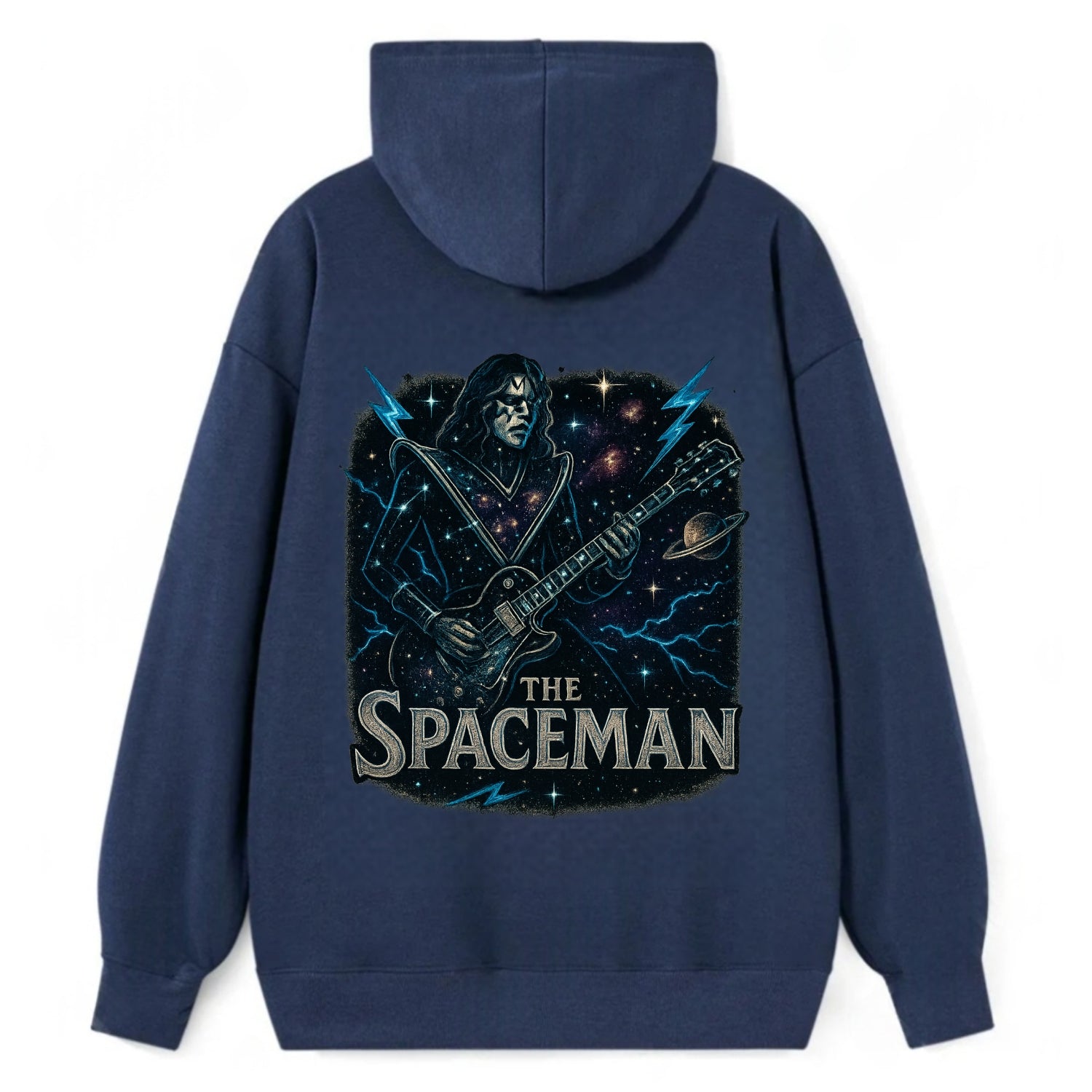 Spaceman Constellation - Classic Pullover Hoodie - Navy