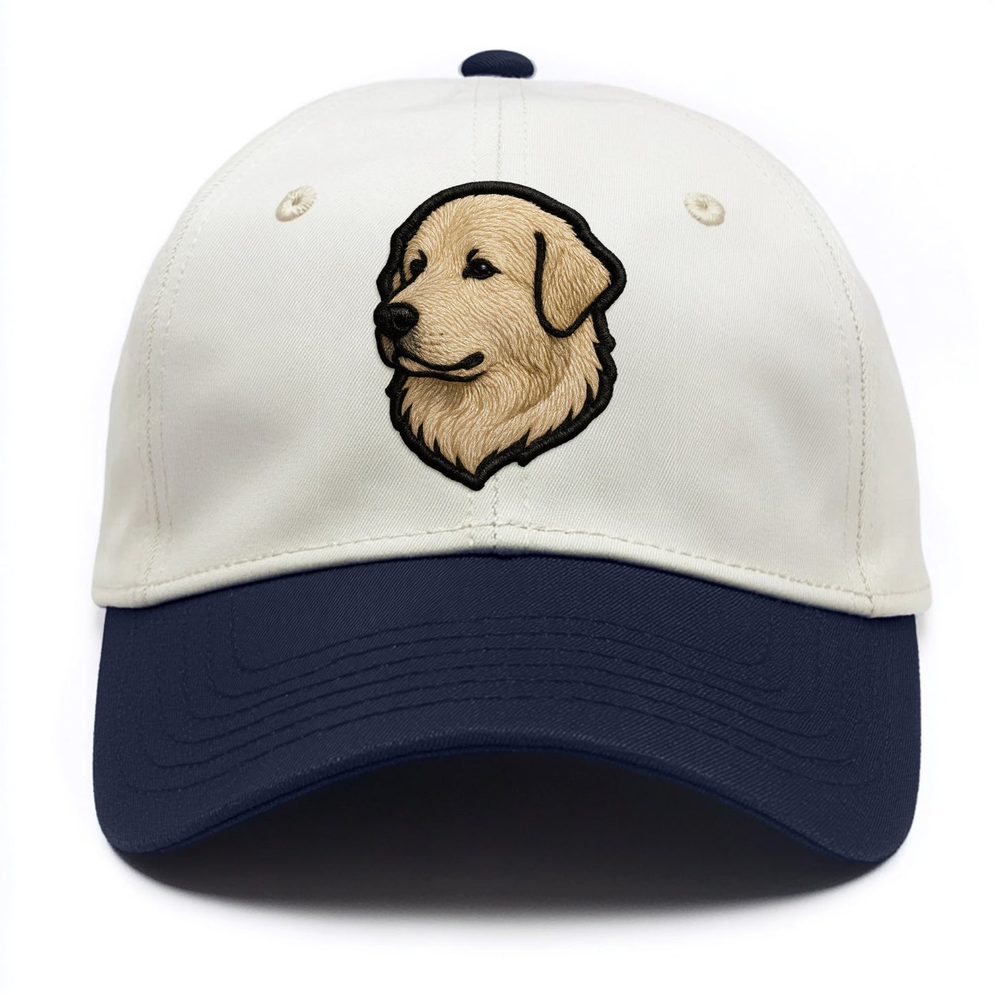 Great Pyrenees - Trendy fluffy giant des - Two Tone Cap - Navy