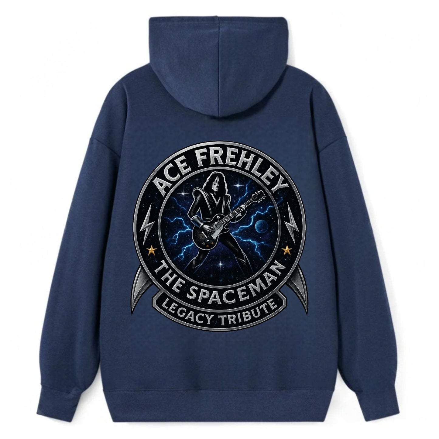 Ace Legacy Seal - Classic Pullover Hoodie - Navy