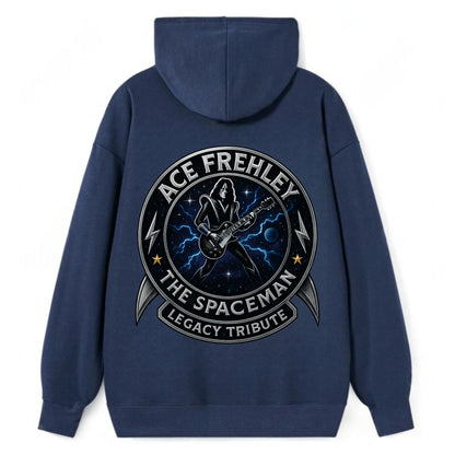 Ace Legacy Seal - Classic Pullover Hoodie - Navy