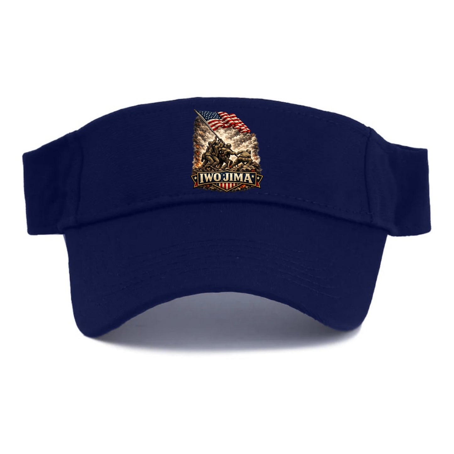 Iwo Jima Flag Raising - Visor - Navy