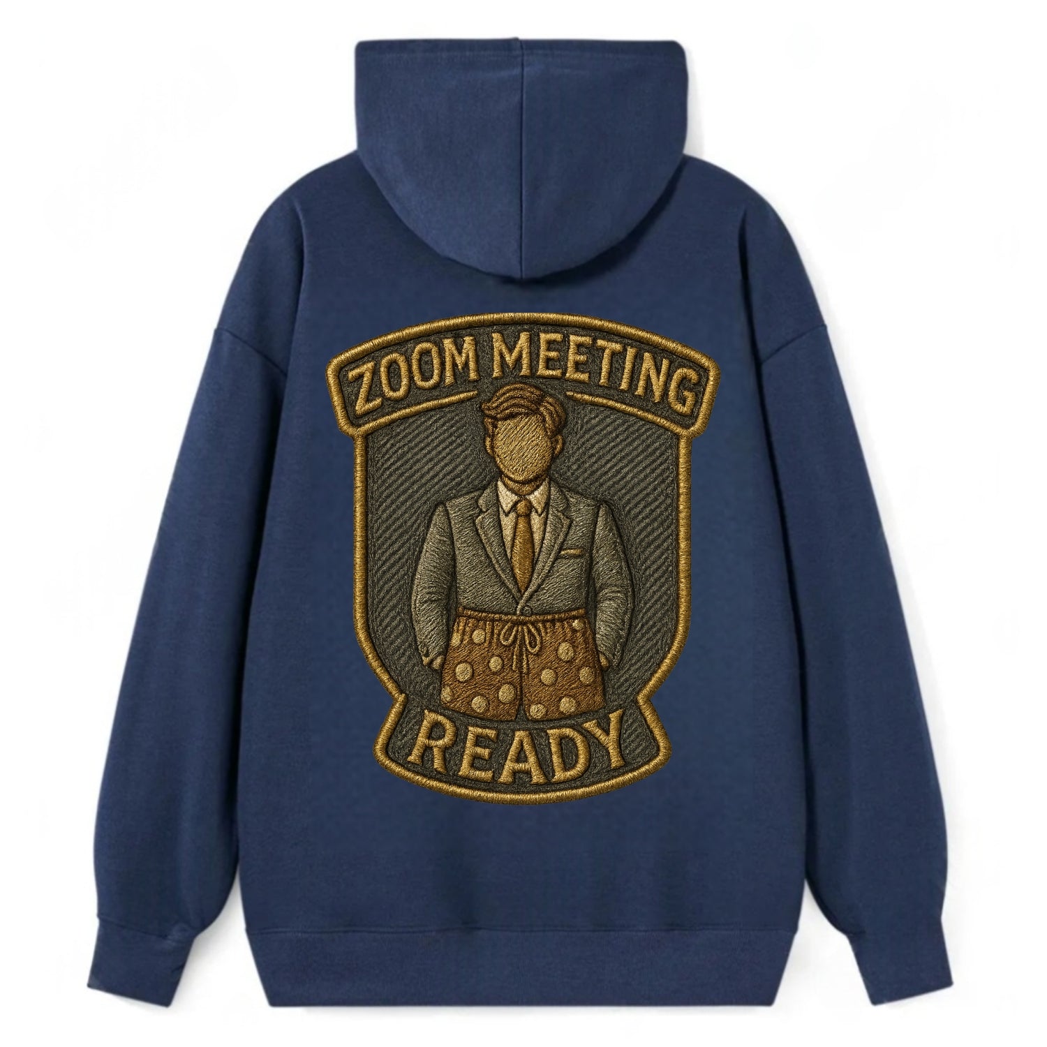 Zoom Meeting Ready  - Classic Pullover Hoodie - Navy