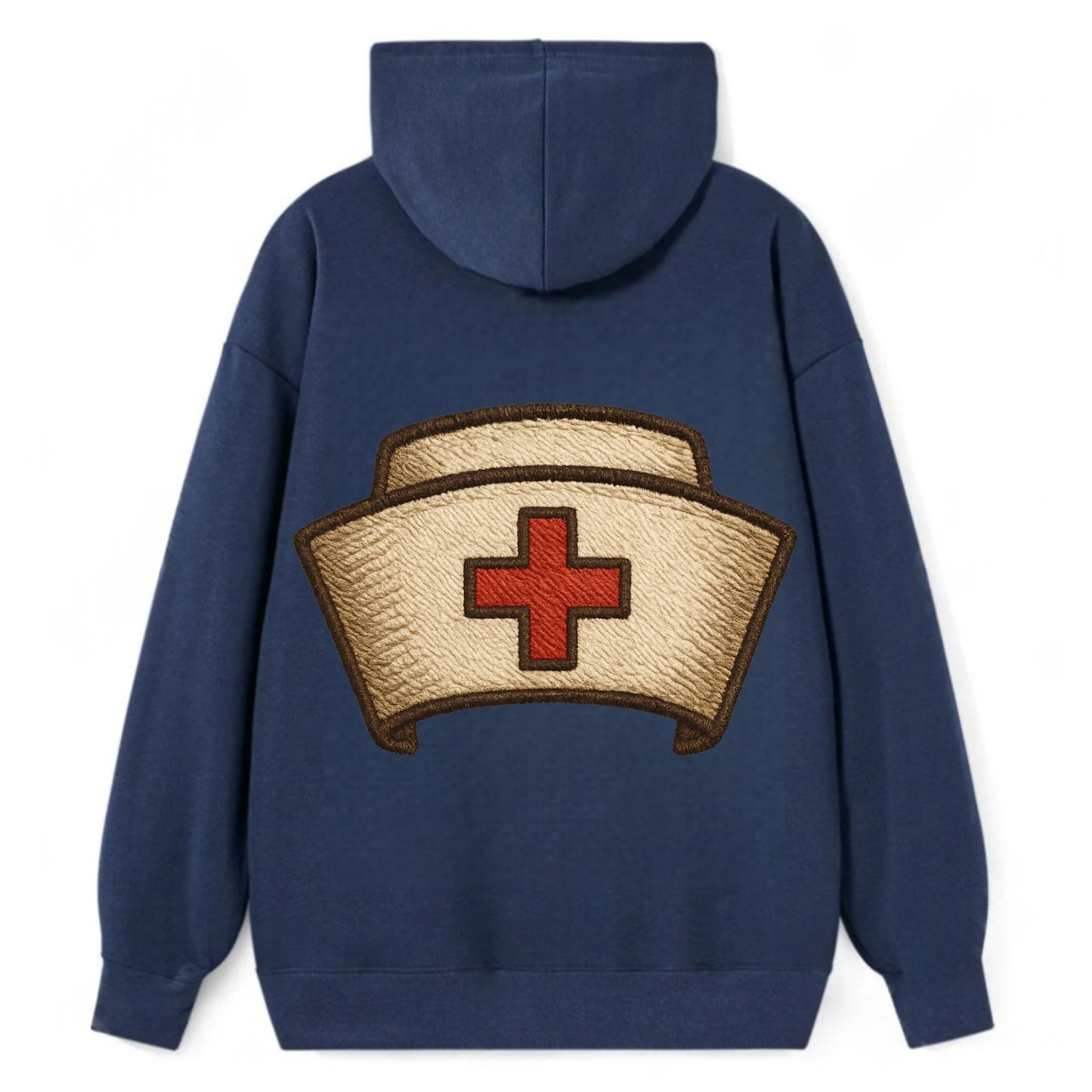 Nurse Cap  - Classic Pullover Hoodie - Navy